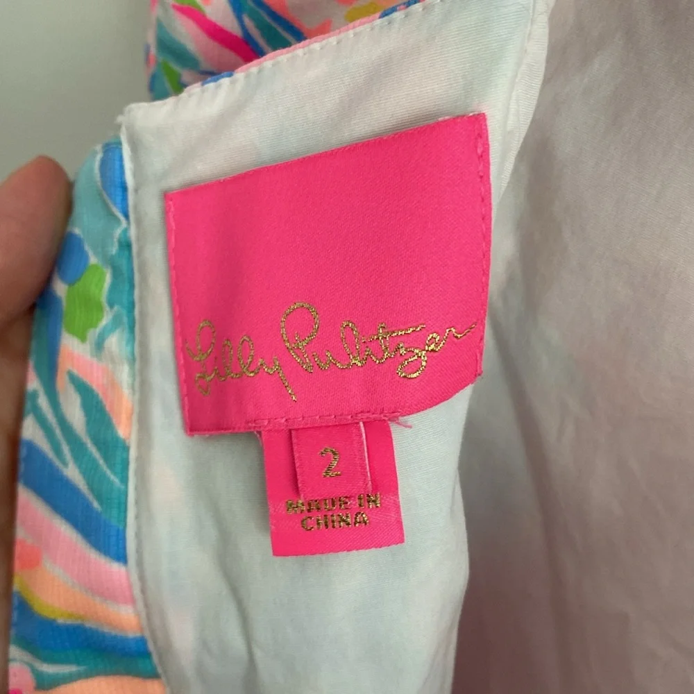Lilly Pulitzer Multicolor Floral Dress - Picture 2 of 6